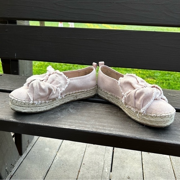 Sam Edelman Cabrera pink espadrille platforms - Picture 2 of 7